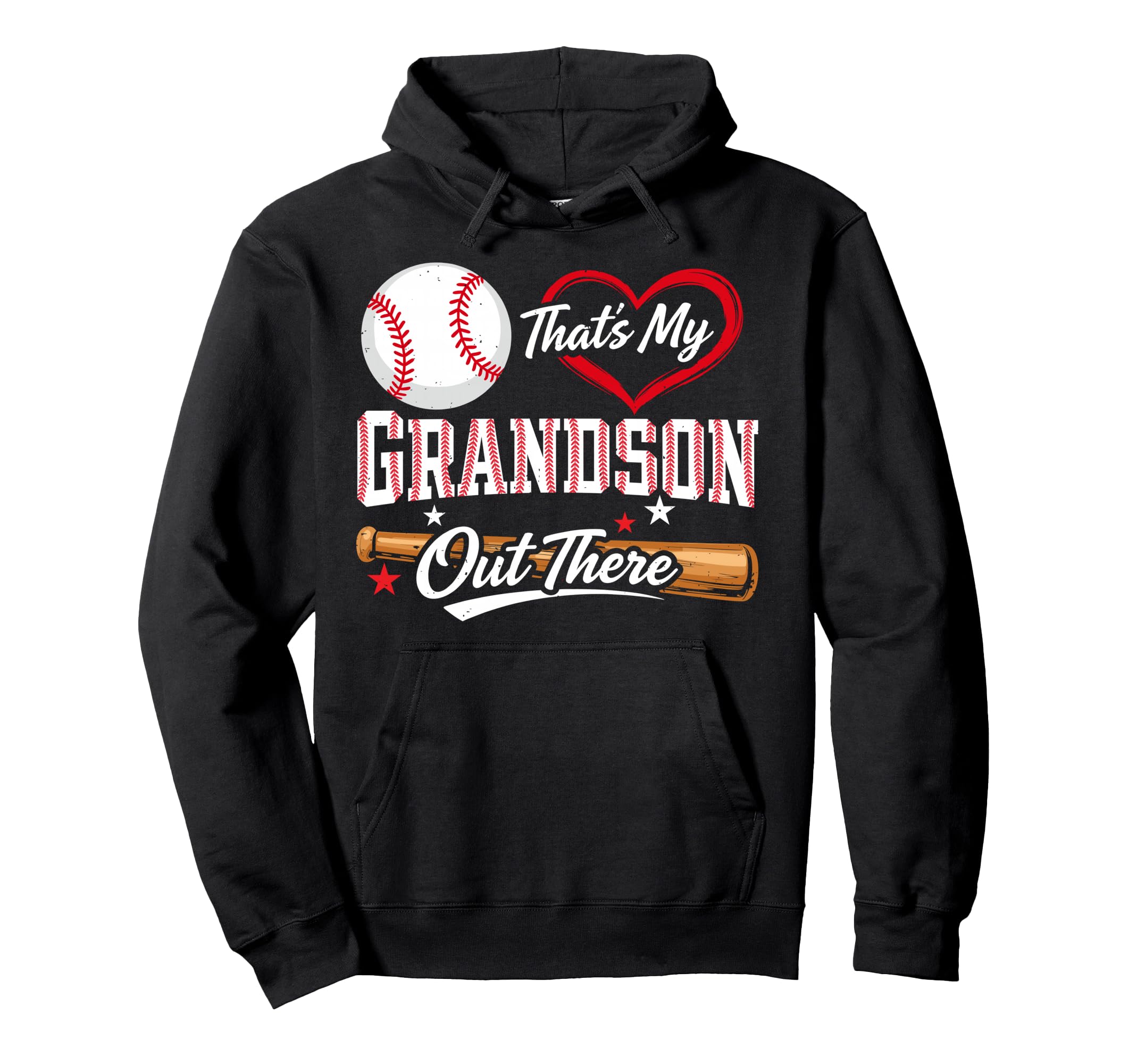 Thats My Grandson Out There Grandma Hoodie - Fun Novelty Design Unisex - T-Shirt, Sweatshirt, Hoodie