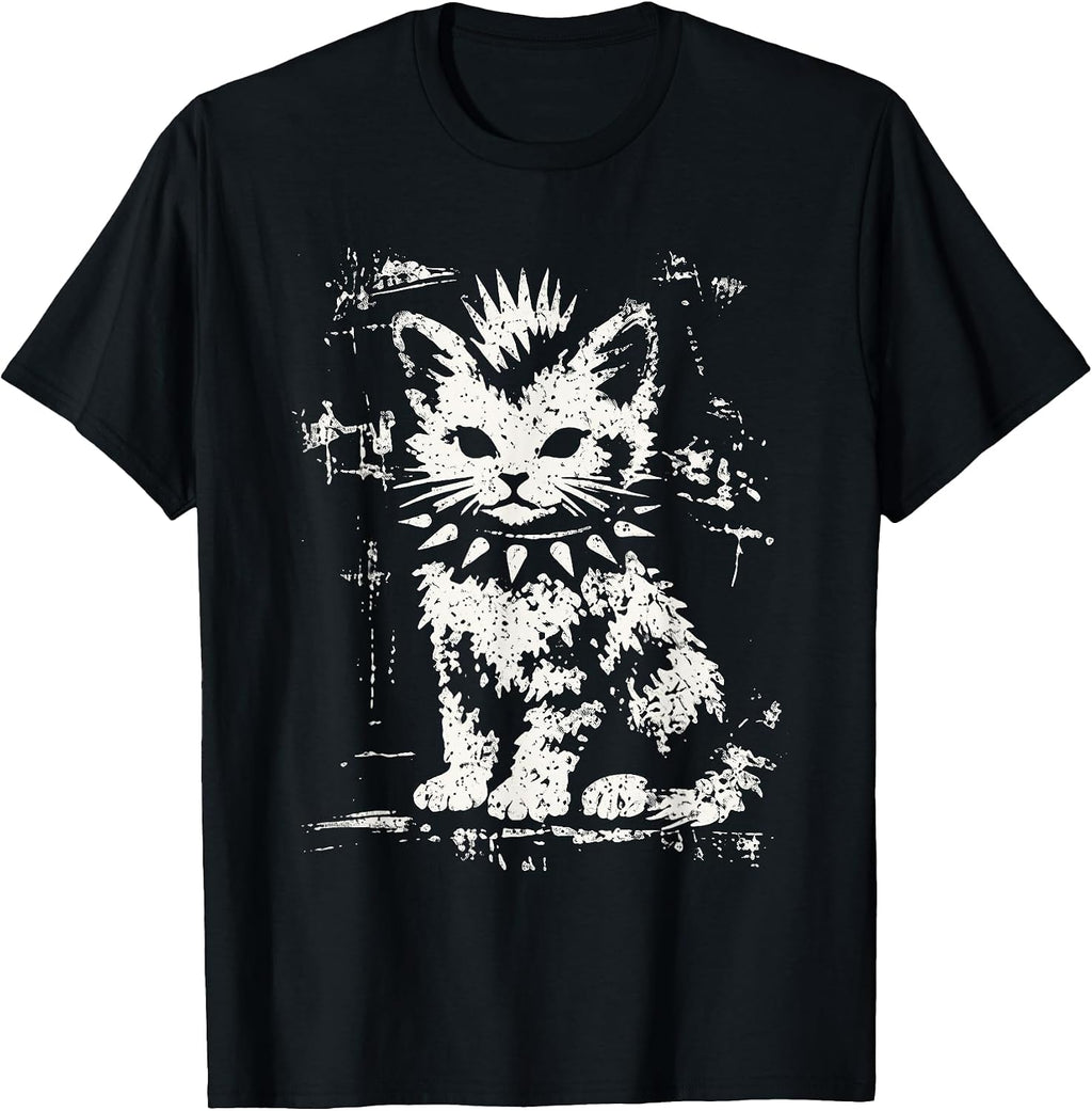 Punk Cat Rebel Alternative Lover - Adult & Kids T-Shirts, Sweatshirts & Hoodies apparel design preview 1