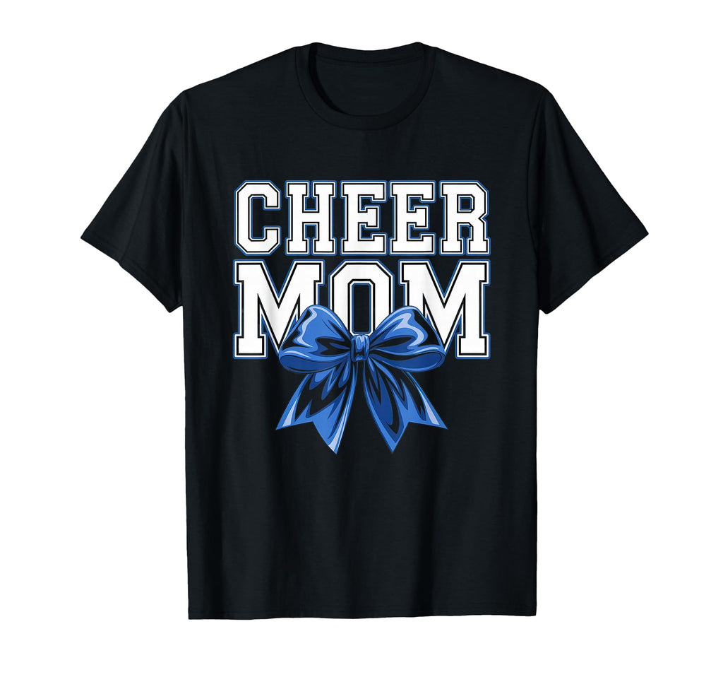 Cheer Mom Mother Bow Cheerleader T-Shirt - Aesthetic Graphic Men Women - T-Shirt, Sweatshirt, Hoodie