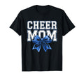 Cheer Mom Mother Bow Cheerleader T-Shirt - Aesthetic Graphic Men Women - T-Shirt, Sweatshirt, Hoodie