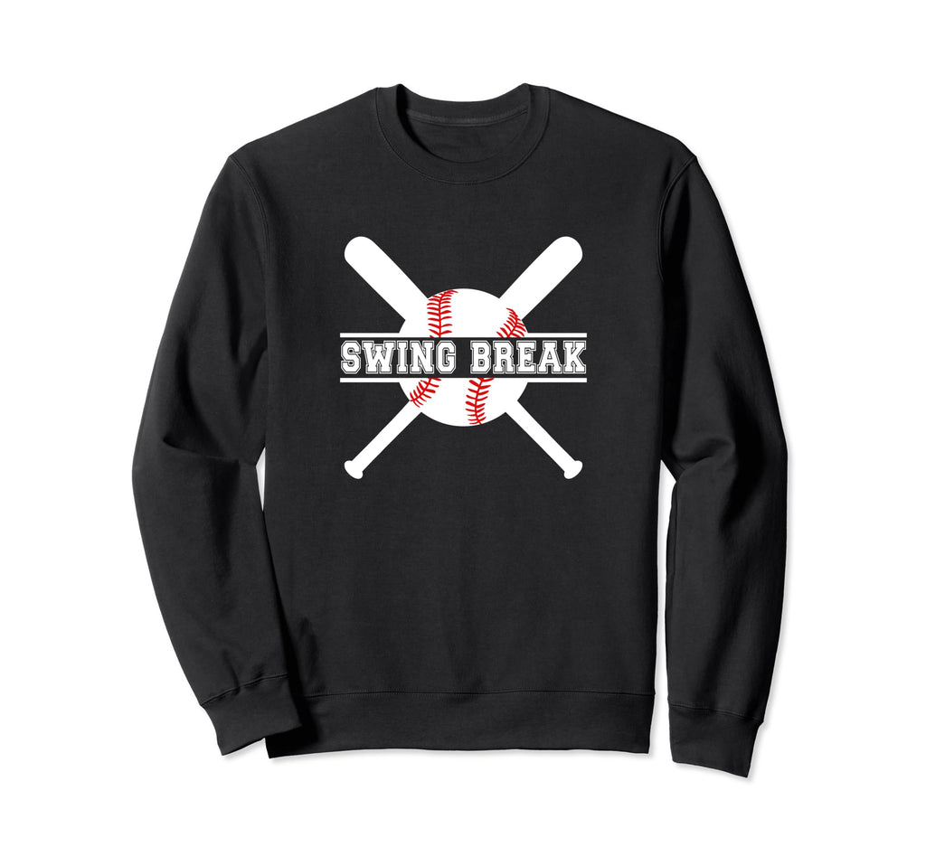 Swing Break Summer Baseball Mom Gear Sweatshirt - Trendy Graphic Men Women - T-Shirt, Sweatshirt, Hoodie