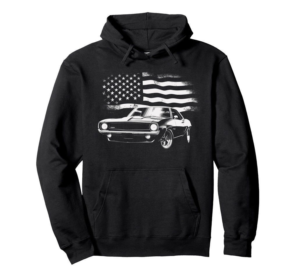 Muscle Car Hoodie - Novelty Apparel Unisex - T-Shirt, Sweatshirt, Hoodie