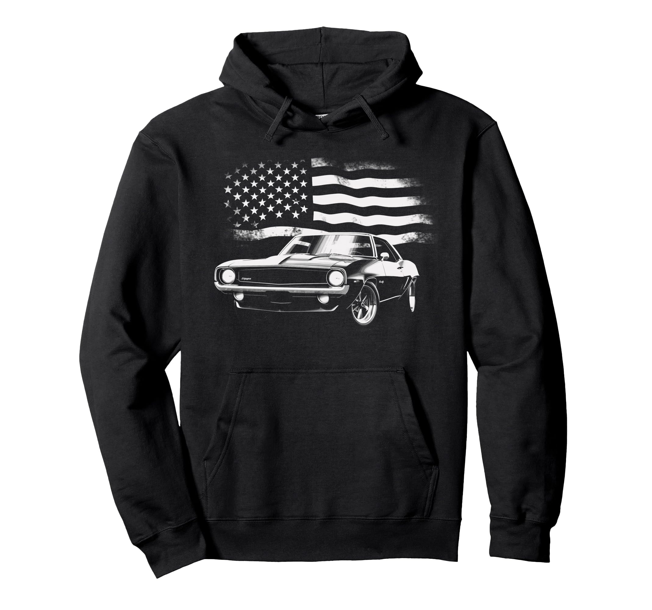 Muscle Car Hoodie - Novelty Apparel Unisex - T-Shirt, Sweatshirt, Hoodie