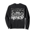Raised Old School Hip Hop Sweatshirt - Casual Everyday Wear Men Women - T-Shirt, Sweatshirt, Hoodie