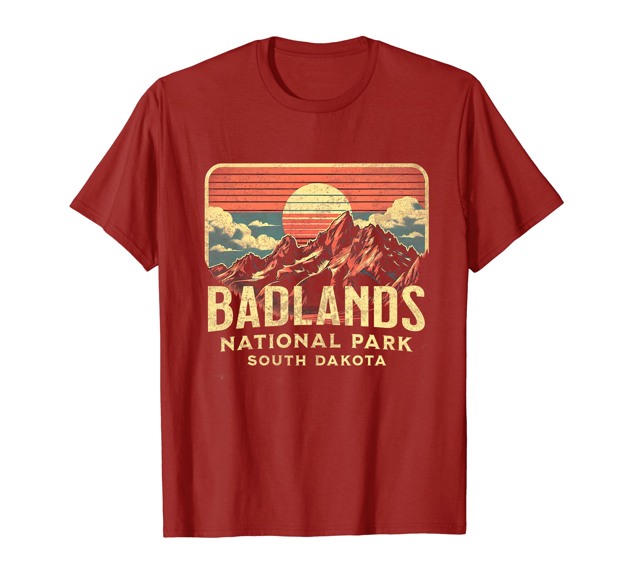 Badlands National Park South Dakota Usa Hoodie - Graphic Print Unisex - T-Shirt, Sweatshirt, Hoodie