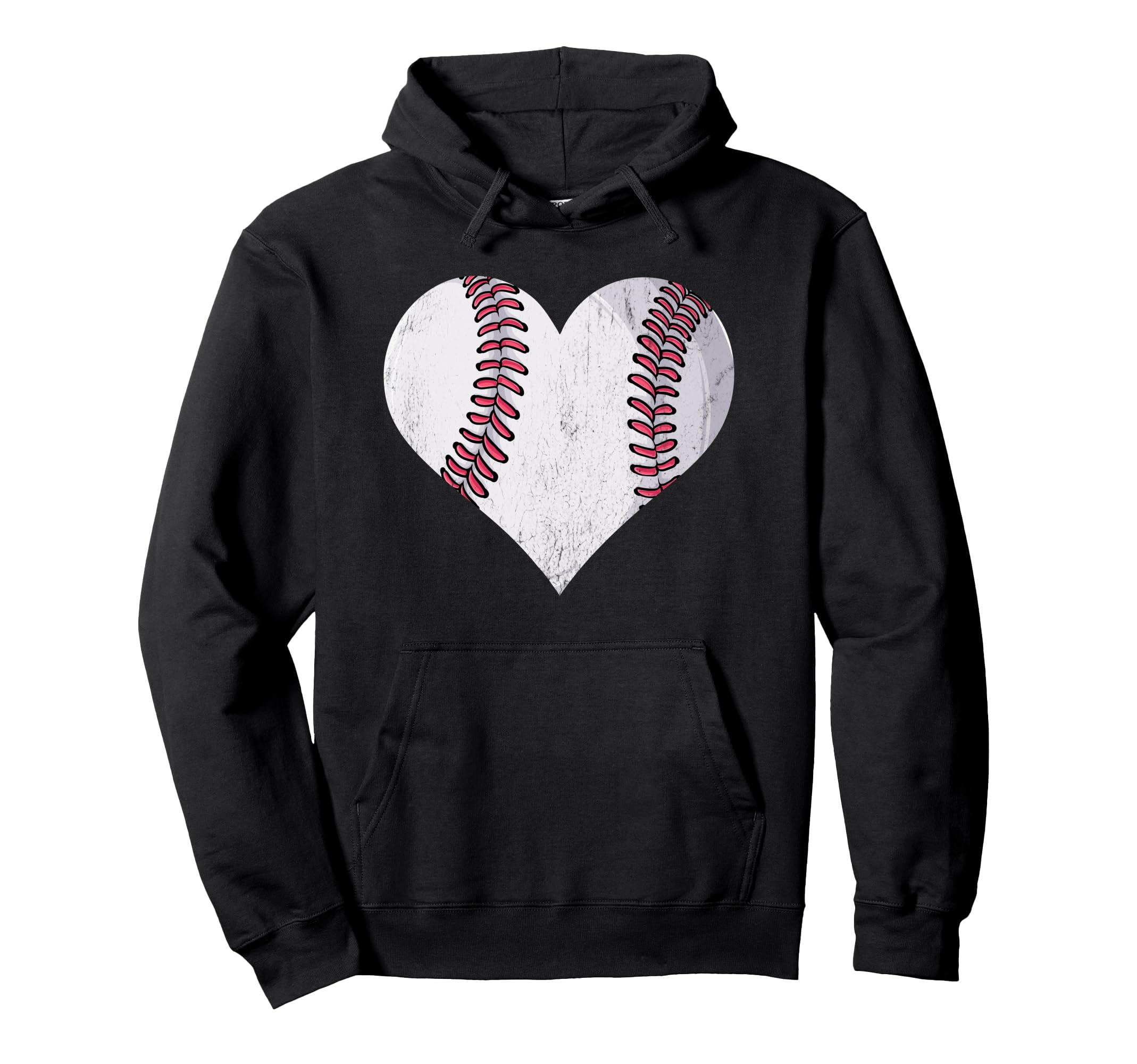 Baseball Heart Mom Mama Mothers Day Hoodie - Unique Graphic Men Women - T-Shirt, Sweatshirt, Hoodie