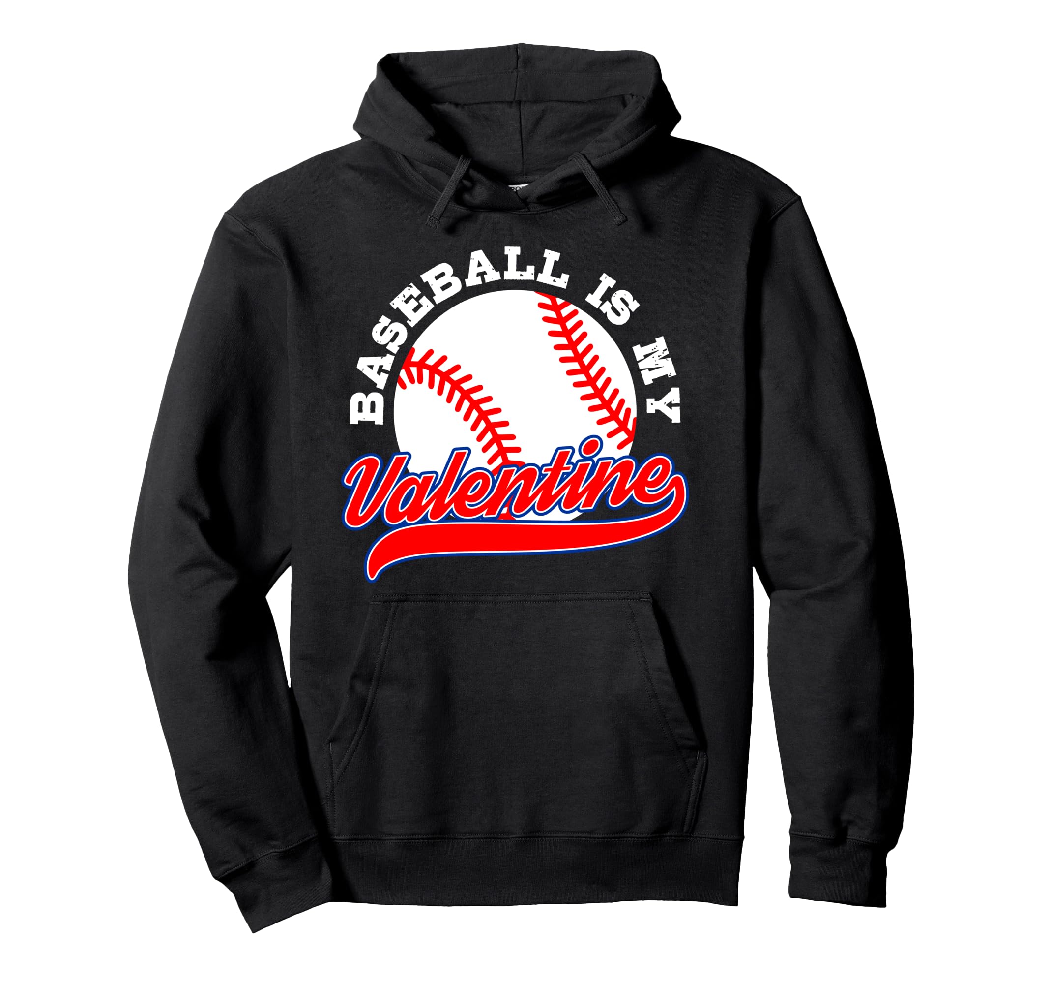 Baseball Valentine Sports Lover Expert Hoodie - Custom Art Print Men Women - T-Shirt, Sweatshirt, Hoodie