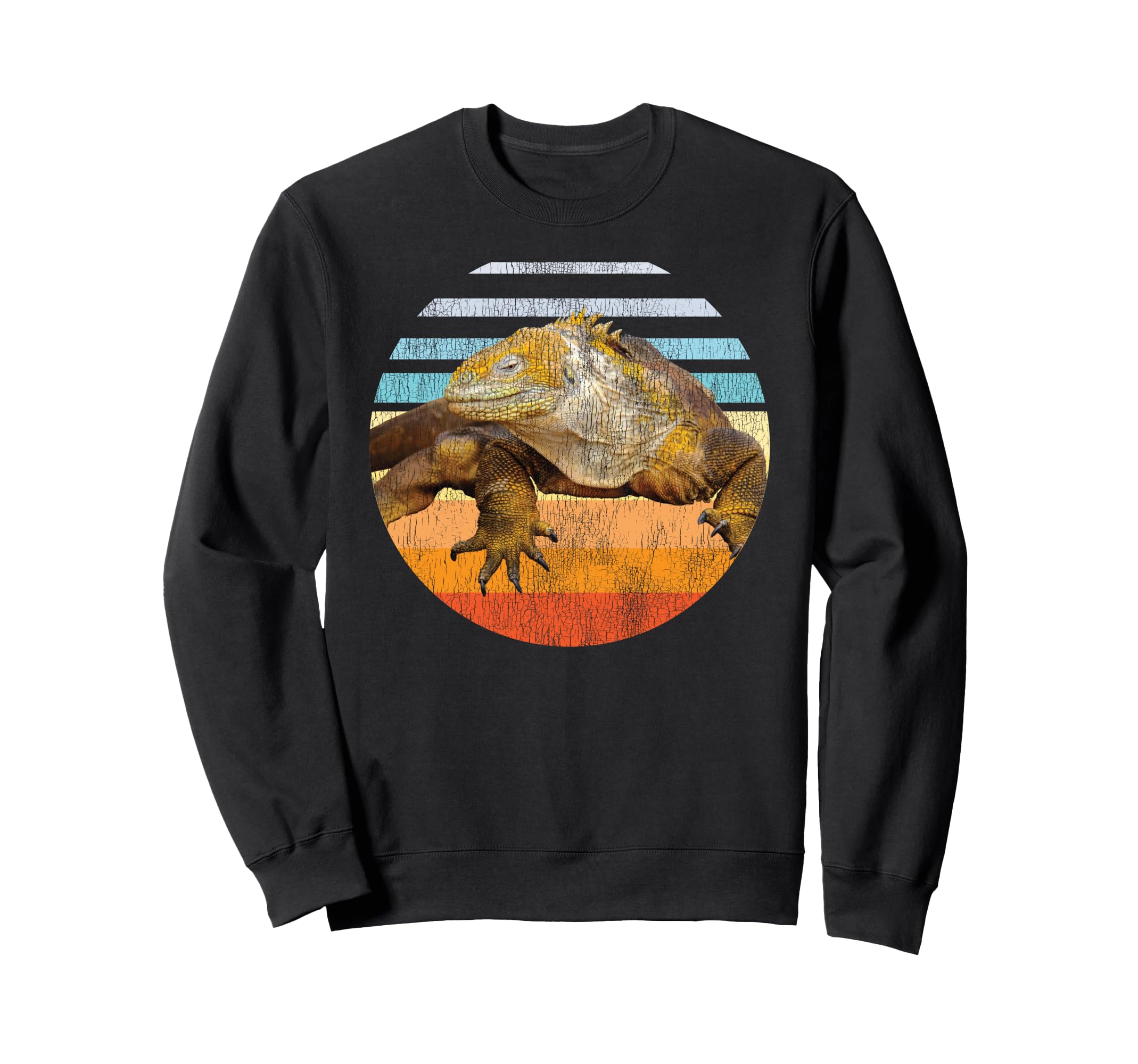 Iguana Sunset Sweatshirt - Custom Art Print Men Women - T-Shirt, Sweatshirt, Hoodie