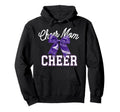 Cheer Mom Mother Bow Cheerleader Game Hoodie - Aesthetic Graphic Men Women - T-Shirt, Sweatshirt, Hoodie