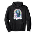 Kawaii Pastel Goth Creepy Unicorn Grim Hoodie - Novelty Apparel Men Women - T-Shirt, Sweatshirt, Hoodie