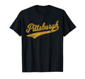 Pittsburgh Pennsylvania Varsity Script T-Shirt - Custom Art Print Unisex - T-Shirt, Sweatshirt, Hoodie