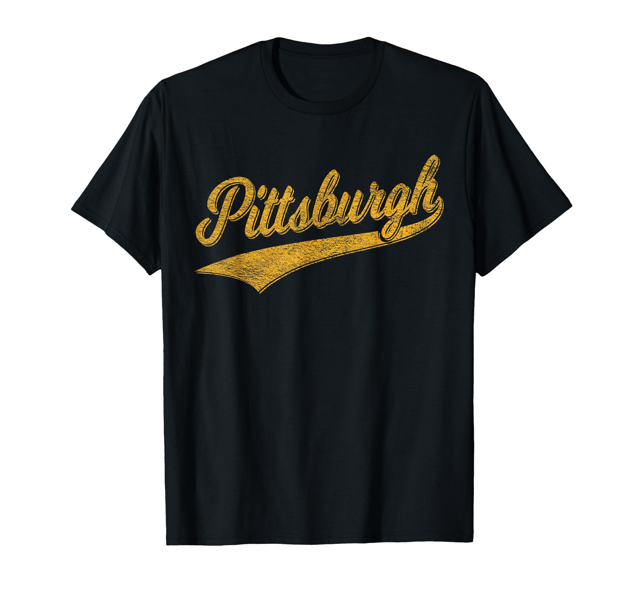 Pittsburgh Pennsylvania Varsity Script T-Shirt - Custom Art Print Unisex - T-Shirt, Sweatshirt, Hoodie