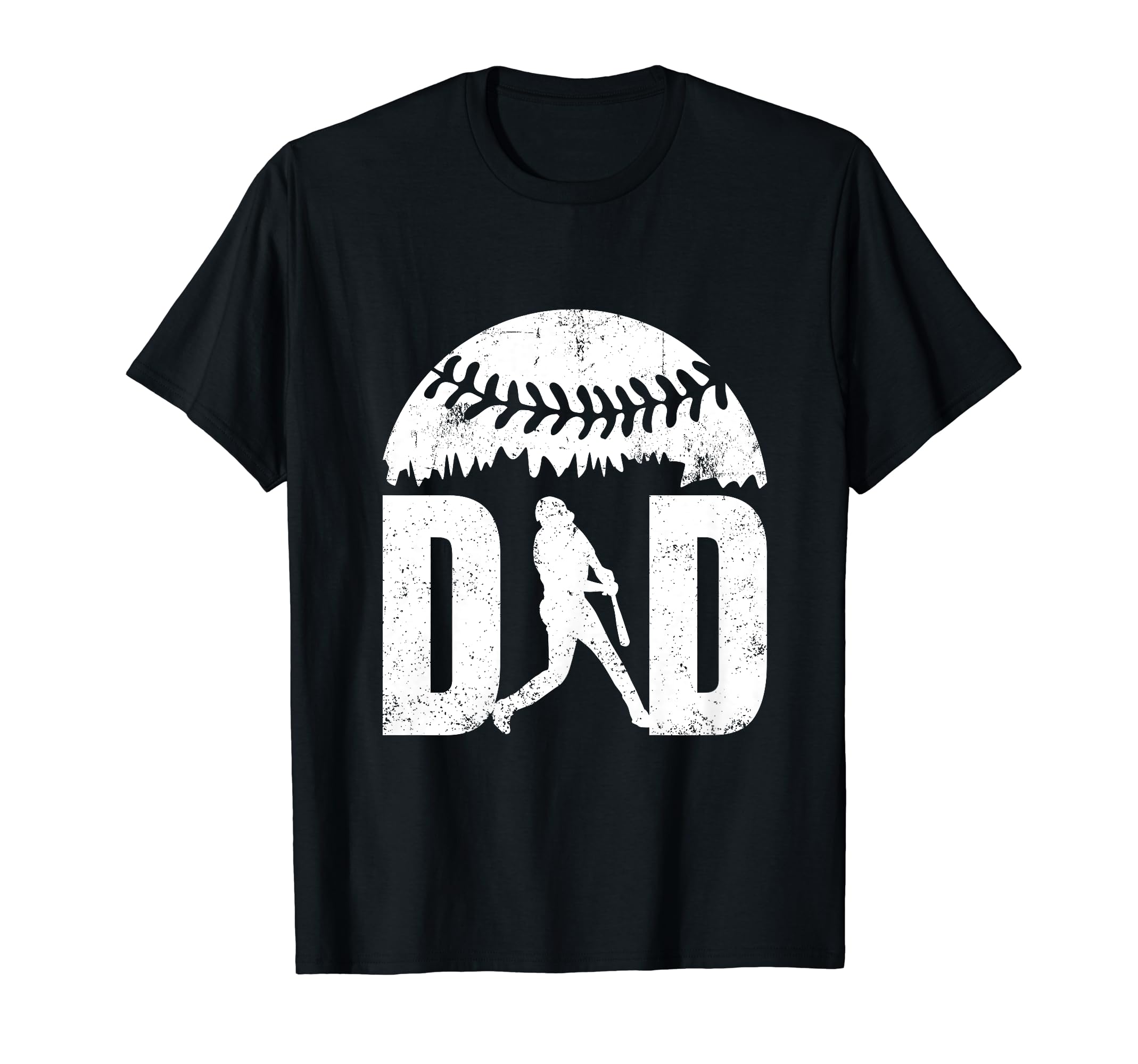 Baseball Dad Gifts Daddy Fathers Day T-Shirt - Custom Art Print Men Women - T-Shirt, Sweatshirt, Hoodie