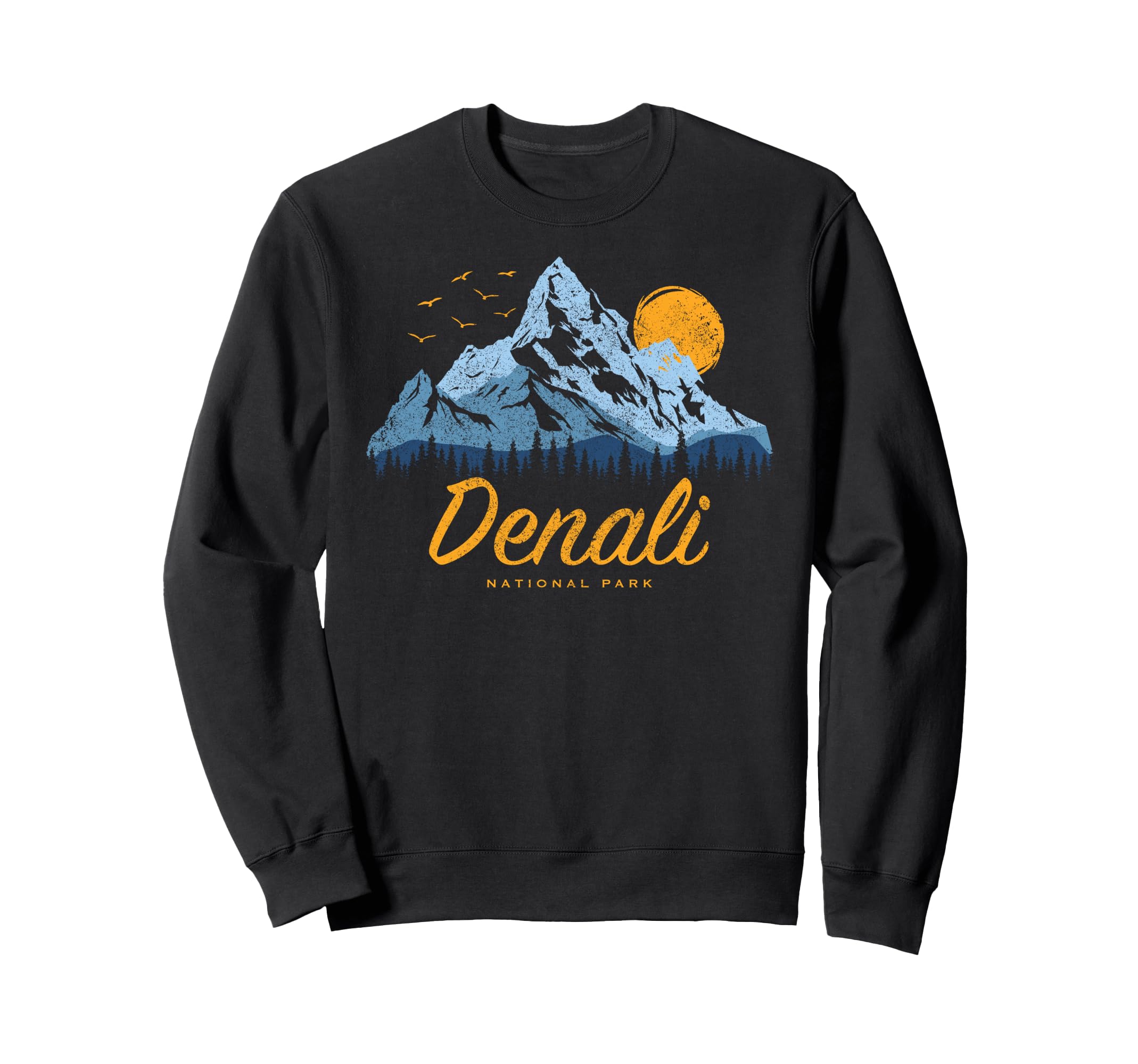 Denali National Park Us Denali Sweatshirt - Graphic Print Men Women - T-Shirt, Sweatshirt, Hoodie