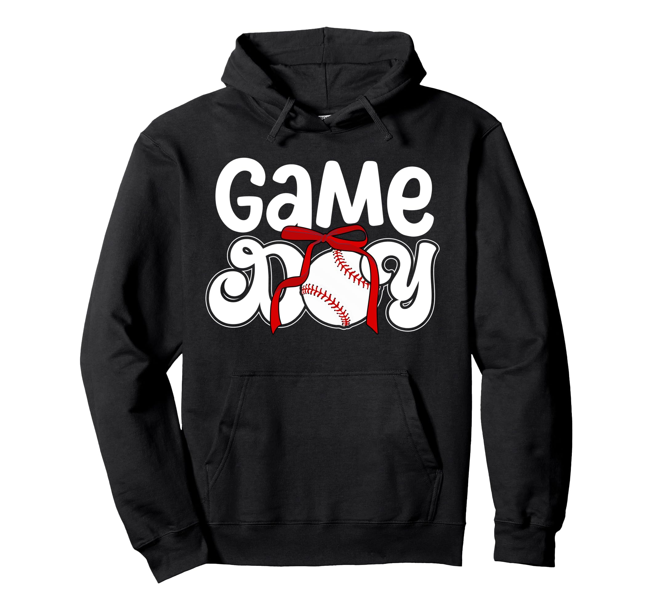 Game Day Preppy Baseball Game Day Hoodie - Casual Everyday Wear Unisex - T-Shirt, Sweatshirt, Hoodie