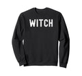 Witch Halloween Distressed Goth Sweatshirt - Aesthetic Graphic Unisex - T-Shirt, Sweatshirt, Hoodie