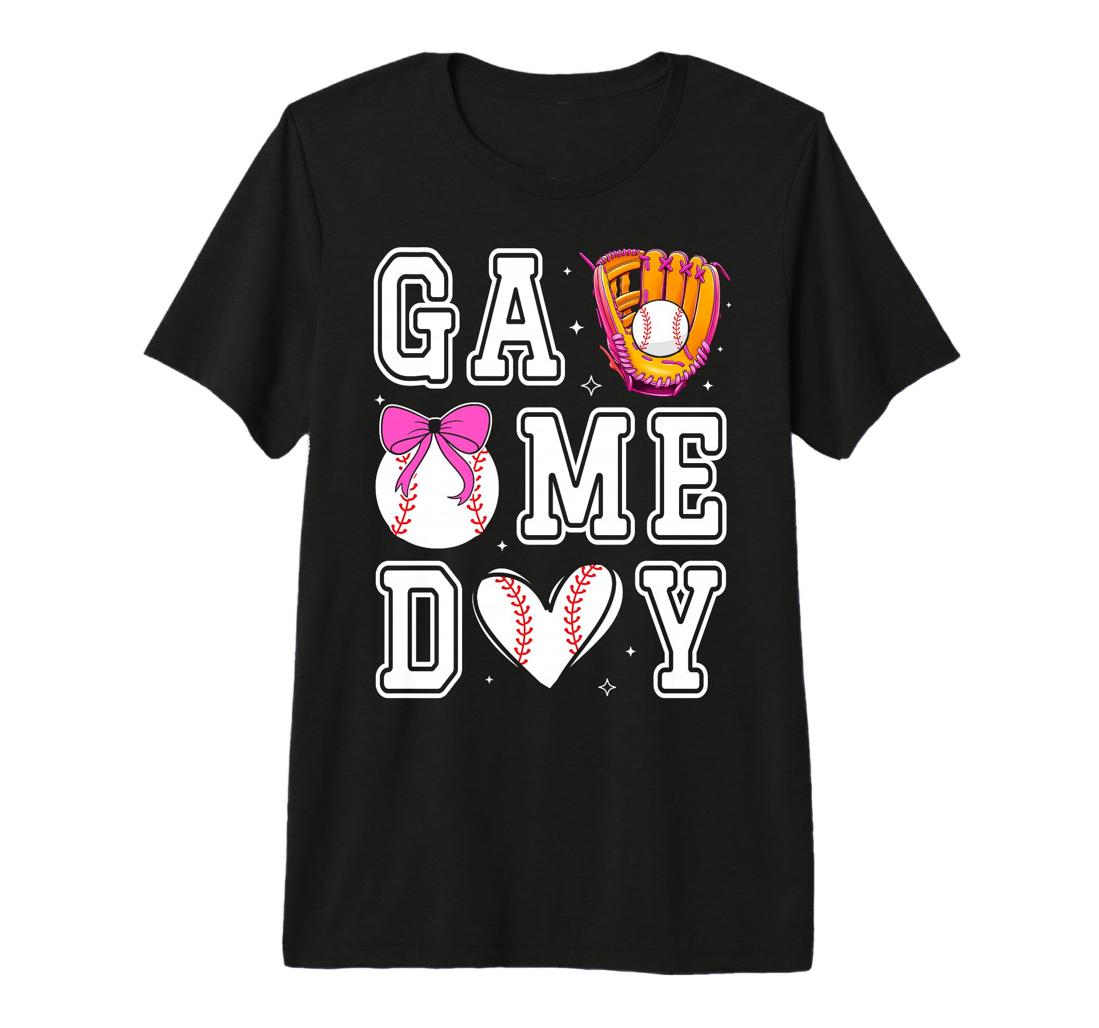 Baseball Sister Coquette Bow Game Day T-Shirt - Trendy Graphic Unisex - T-Shirt, Sweatshirt, Hoodie