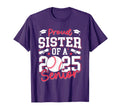 Proud Sister 2025 Senior Sister T-Shirt - Minimalist Print for Adults - T-Shirt, Sweatshirt, Hoodie