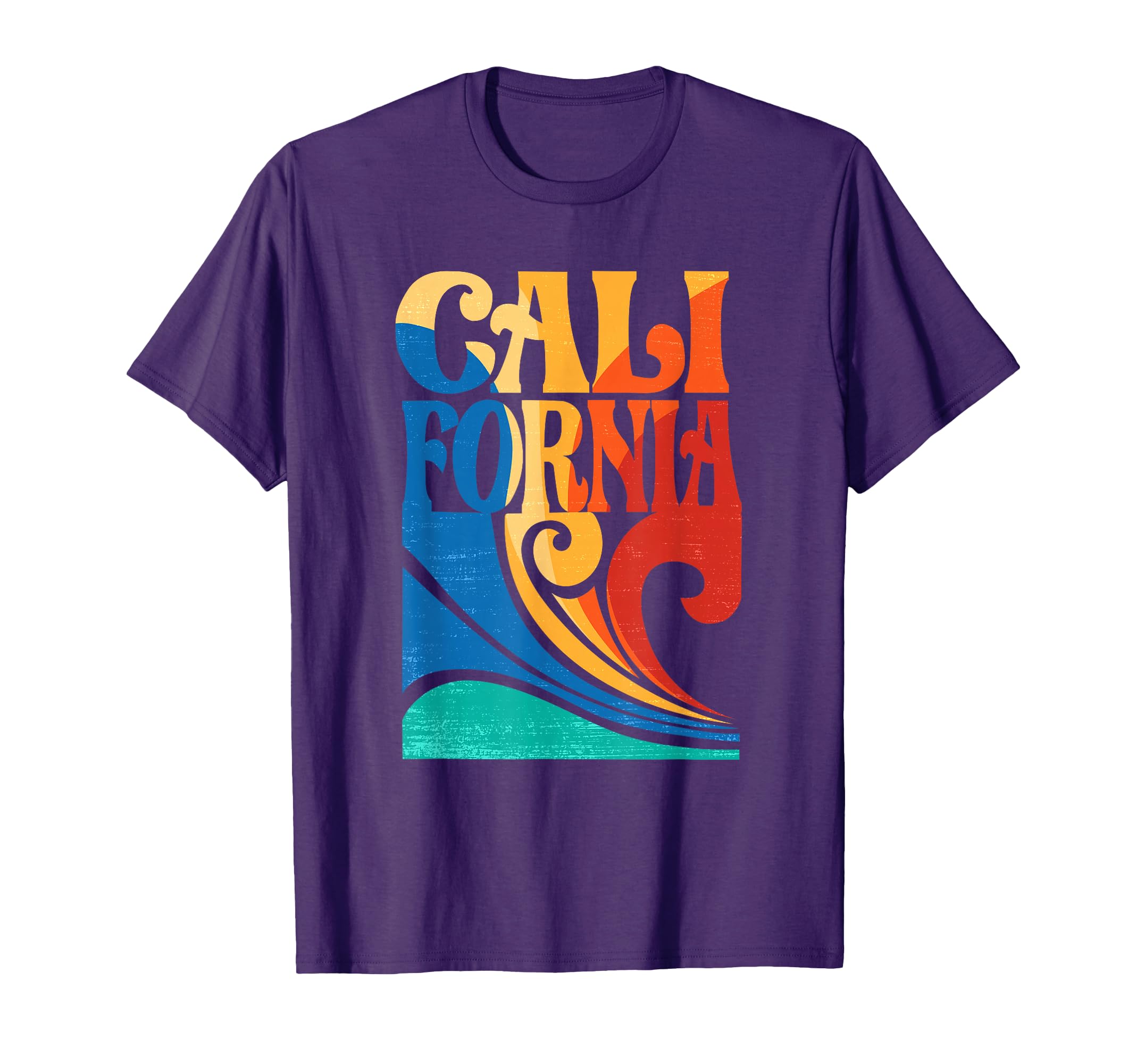 Surfer 70S Sunset California T-Shirt - Aesthetic Graphic for Adults - T-Shirt, Sweatshirt, Hoodie