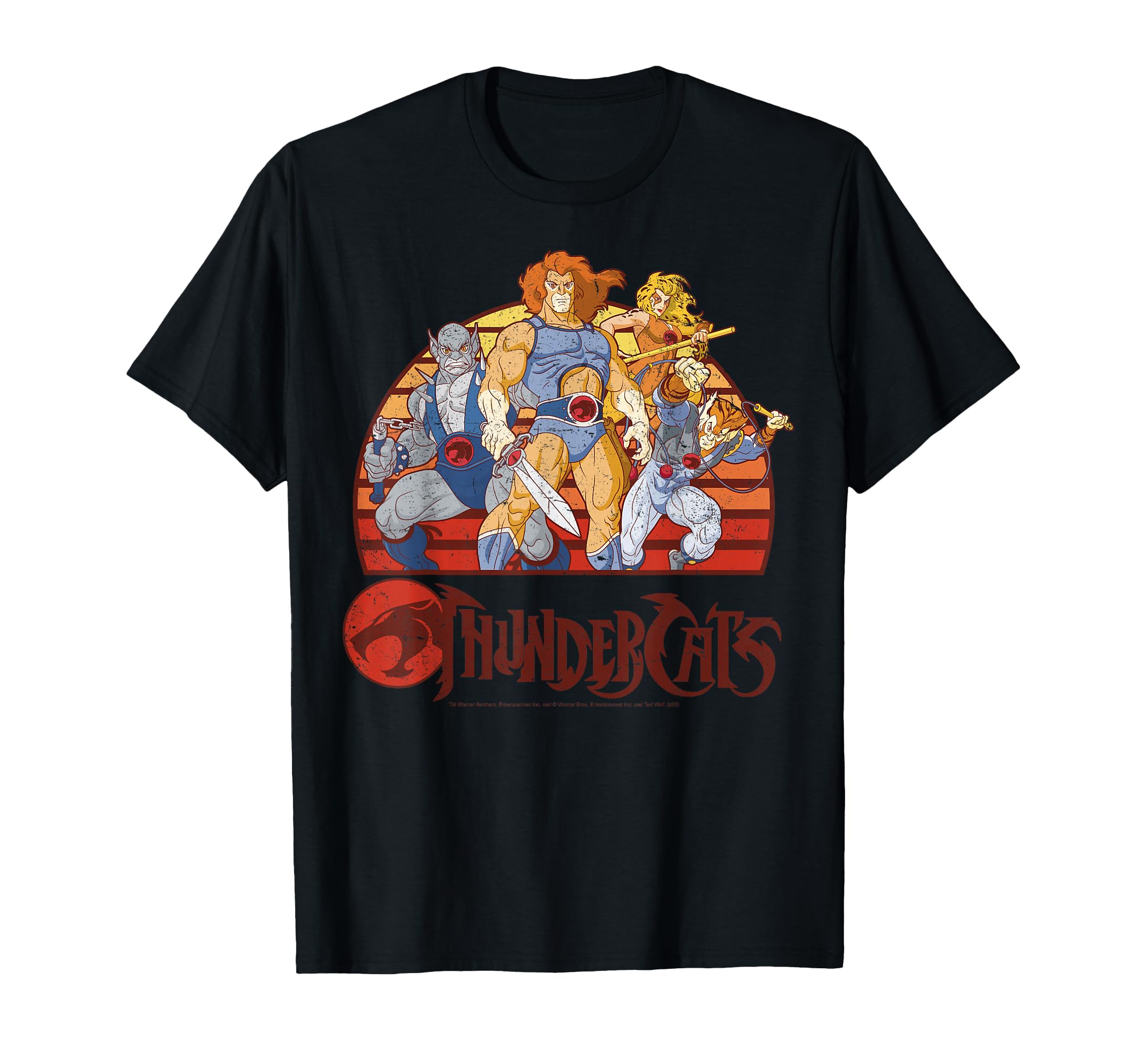 Thundercats Group Sunset T-Shirt - Novelty Apparel Men Women - T-Shirt, Sweatshirt, Hoodie
