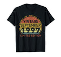 24 Years Old September 1997 Distressed T-Shirt - Trendy Graphic for Adults - T-Shirt, Sweatshirt, Hoodie