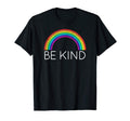 Be Kind Rainbow Distressed T-Shirt - Casual Everyday Wear for Adults - T-Shirt, Sweatshirt, Hoodie