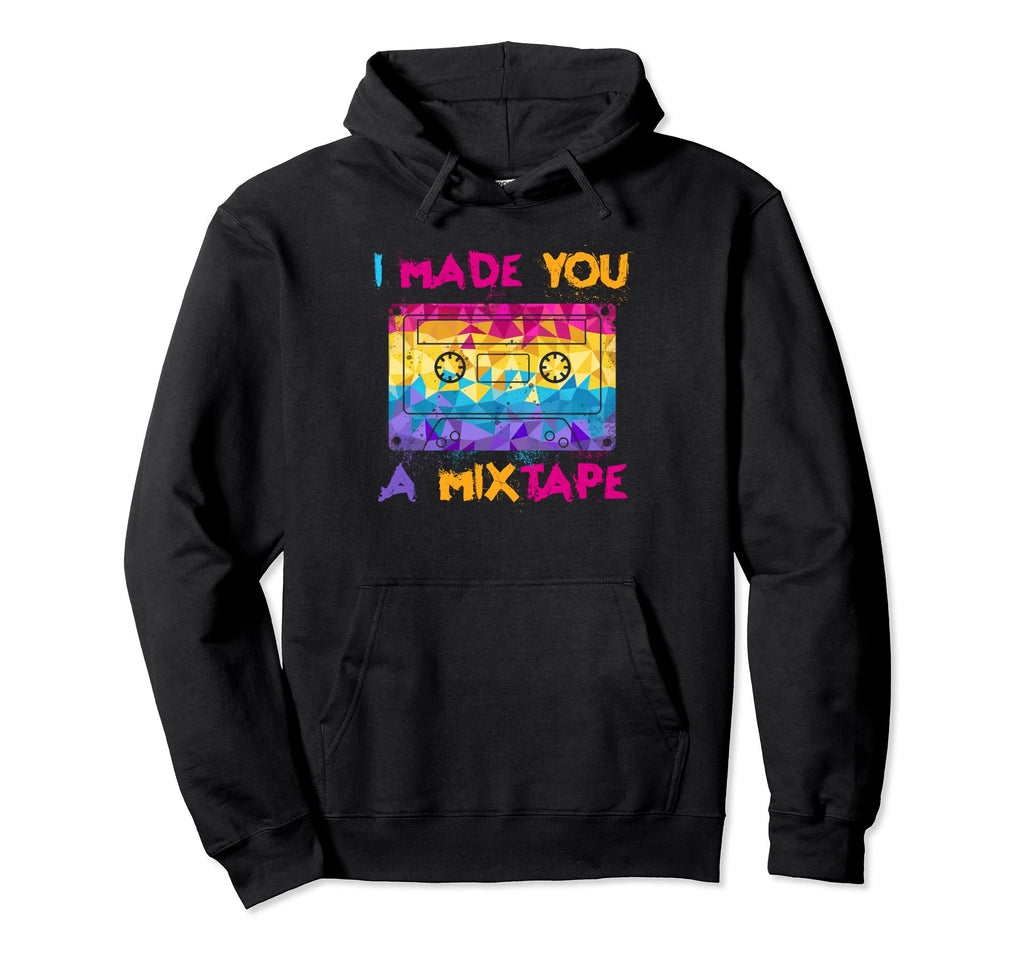 I Made You Mix Tape 80S Cassette Hoodie - Aesthetic Graphic Men Women - T-Shirt, Sweatshirt, Hoodie