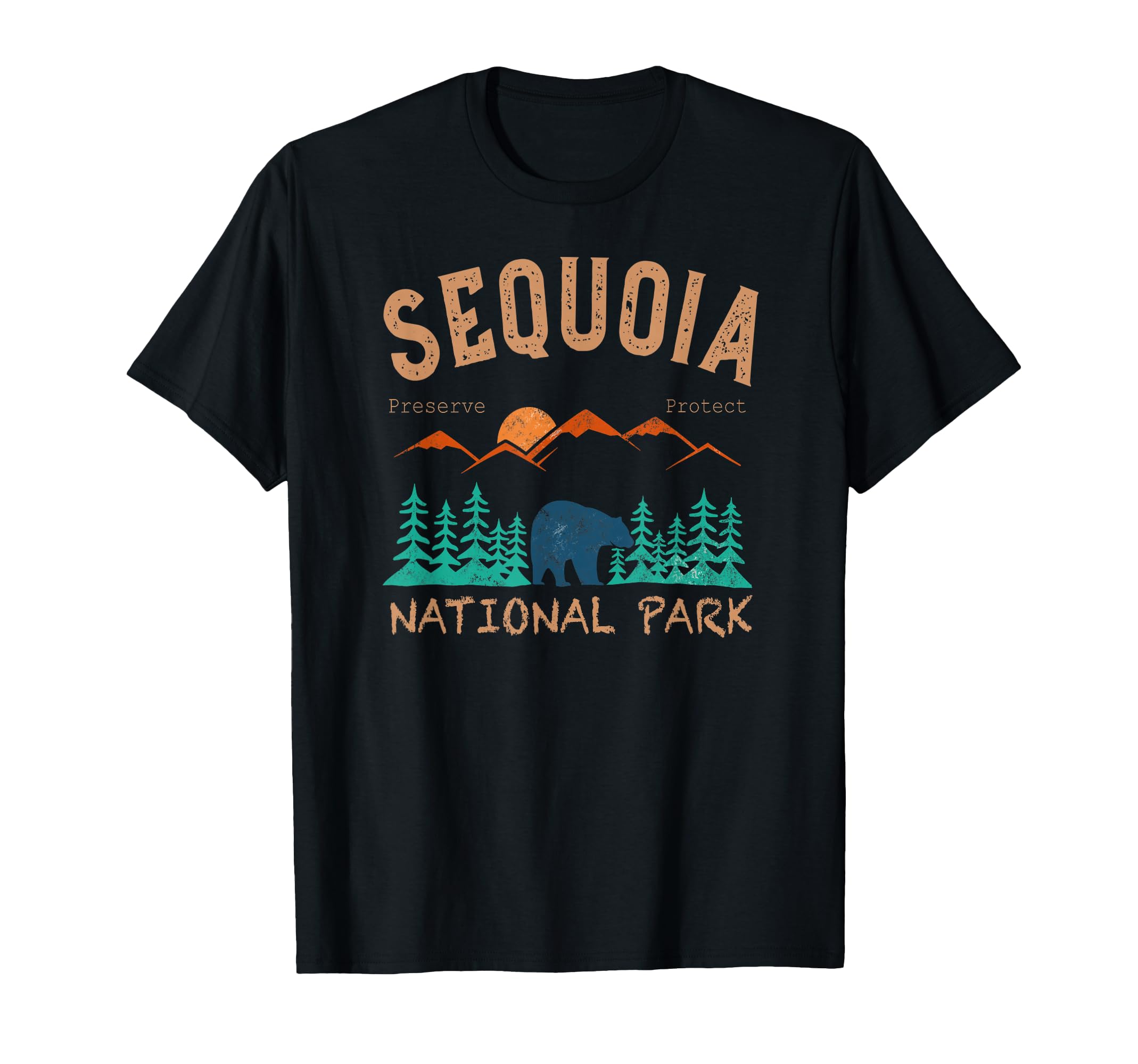 Sequoia National Park Vacation Gift T-Shirt - Minimalist Print Unisex - T-Shirt, Sweatshirt, Hoodie