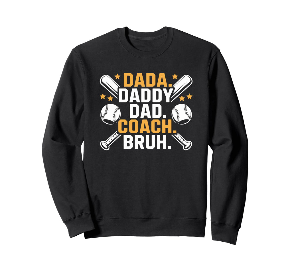 Baseball Lover And Coach Dada Sweatshirt - Aesthetic Graphic for Adults - T-Shirt, Sweatshirt, Hoodie