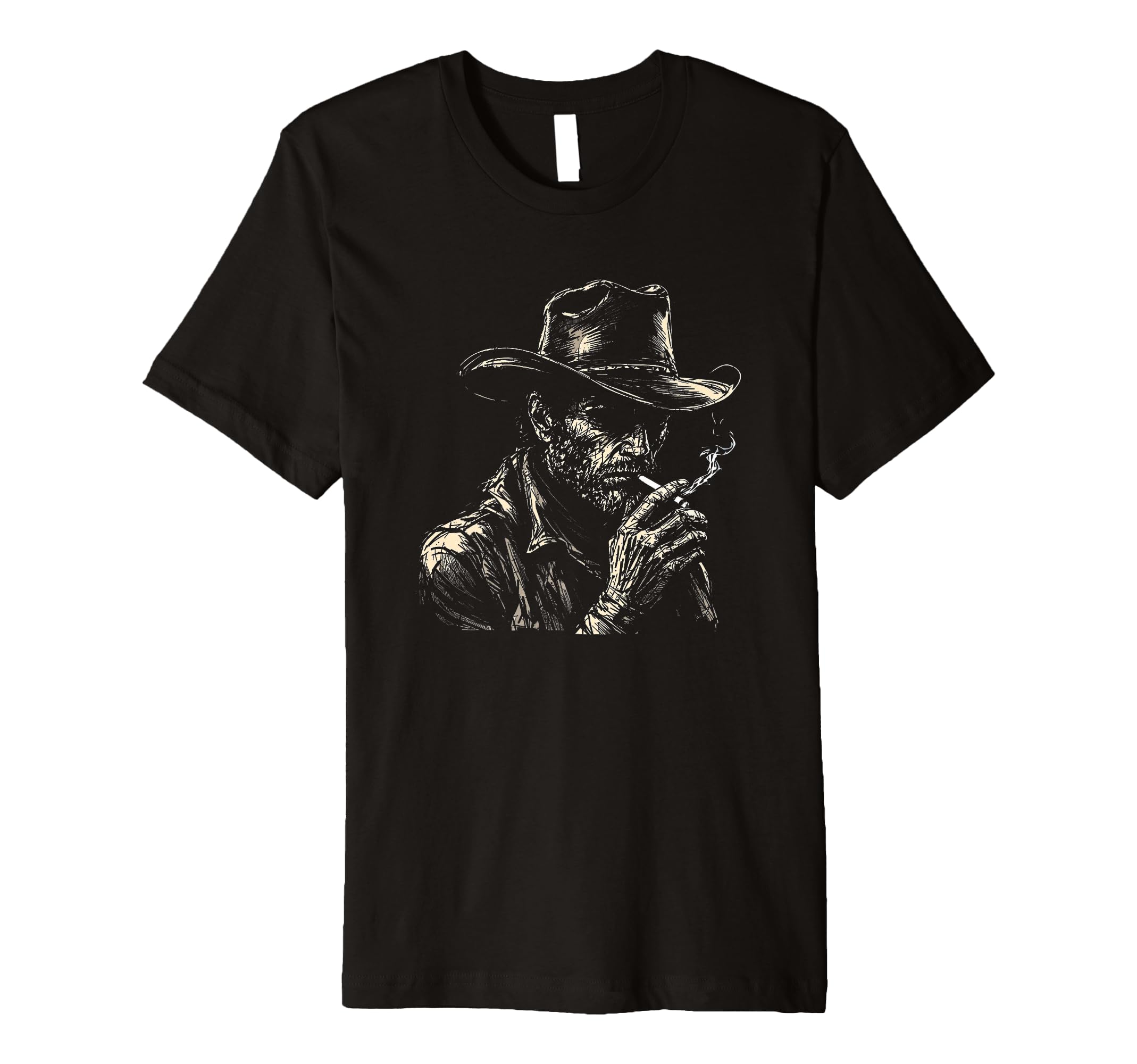Rugged Wild West Cowboy T-Shirt - Trendy Graphic Unisex - T-Shirt, Sweatshirt, Hoodie
