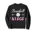 Baseball Niece Birthday Sport Sweatshirt - Trendy Graphic Men Women - T-Shirt, Sweatshirt, Hoodie