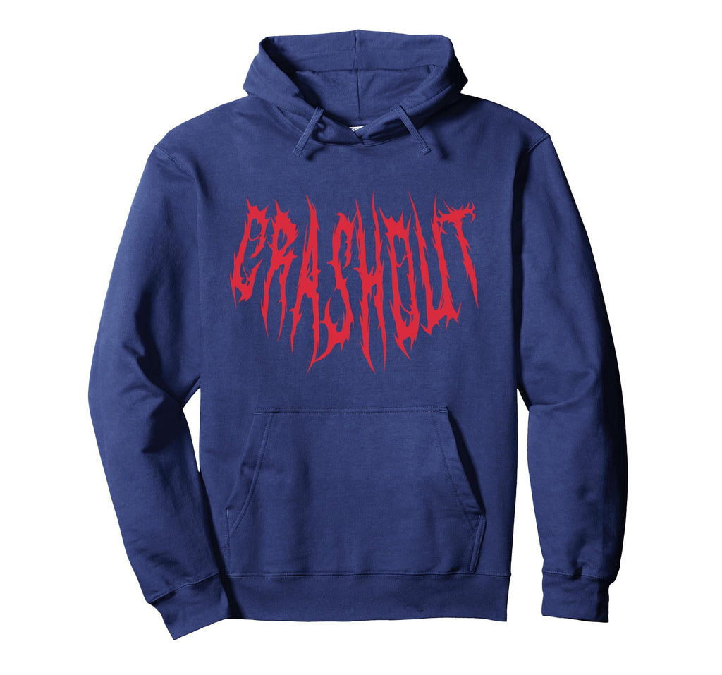 Crashout Gothic Y2K Meme Punk Out Hoodie - Minimalist Print Men Women - T-Shirt, Sweatshirt, Hoodie