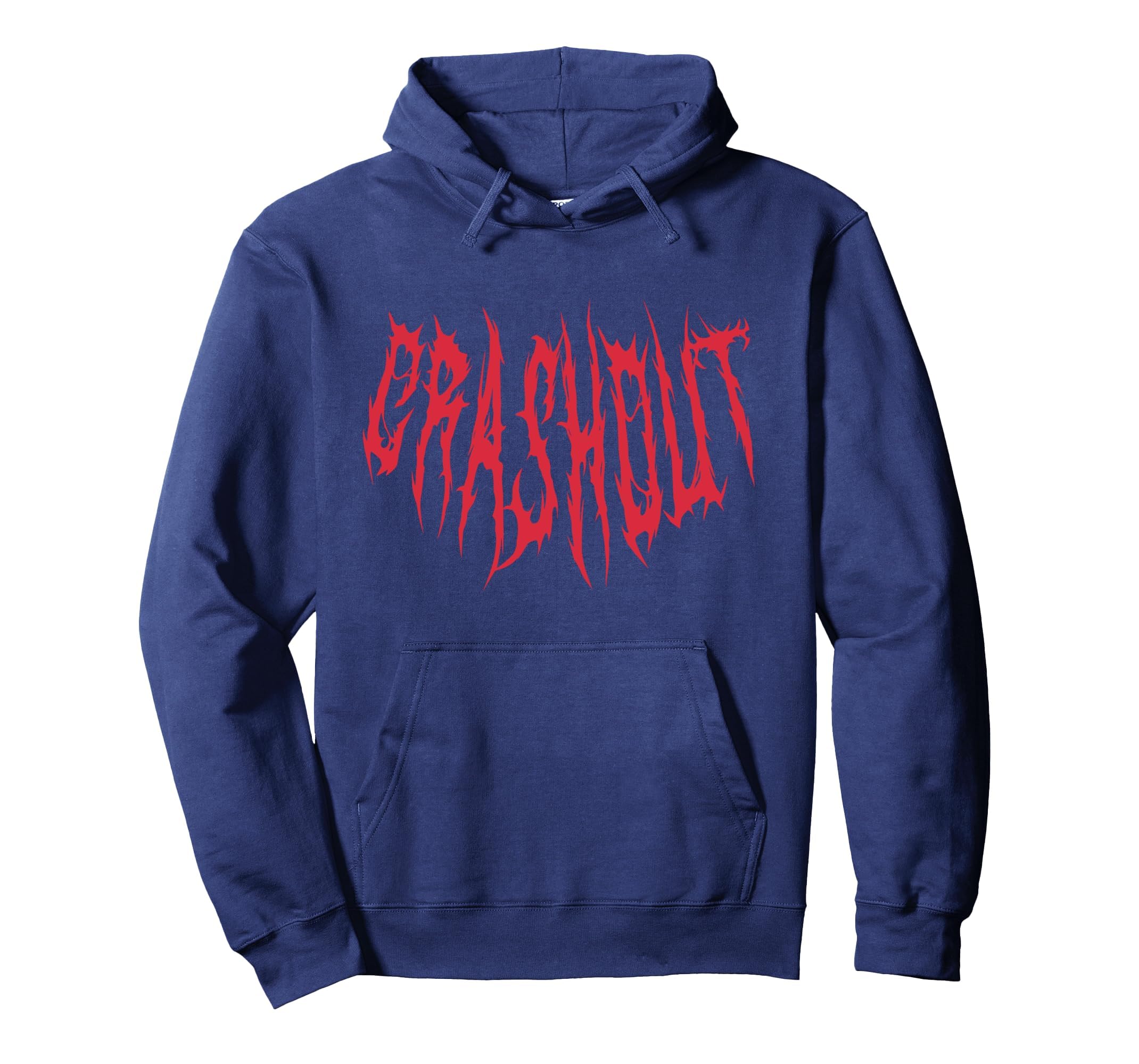 Crashout Gothic Y2K Meme Punk Out Hoodie - Minimalist Print Men Women - T-Shirt, Sweatshirt, Hoodie