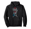 Funny Raccoon Playing Guitar Usa Hoodie - Aesthetic Graphic Unisex - T-Shirt, Sweatshirt, Hoodie