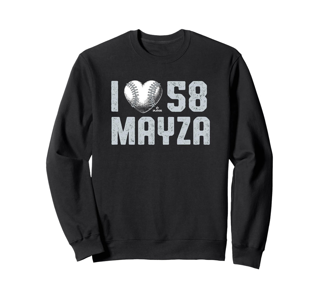 I Heart Baseball Tim Mayza New Sweatshirt - Aesthetic Graphic Men Women - T-Shirt, Sweatshirt, Hoodie
