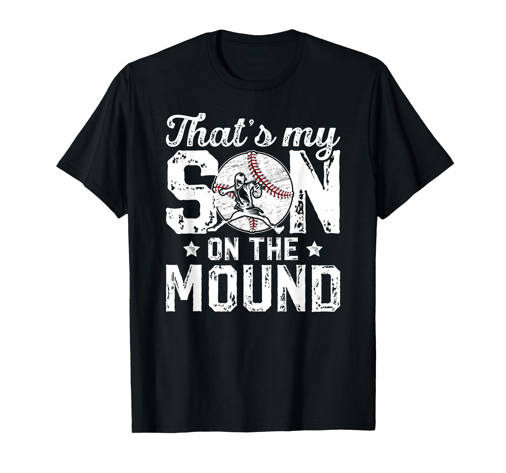 Thats My Son Baseball Pitcher Dad T-Shirt - Custom Art Print Men Women - T-Shirt, Sweatshirt, Hoodie