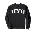 Uyo Nigeria Distressed White Sweatshirt - Casual Everyday Wear Unisex - T-Shirt, Sweatshirt, Hoodie