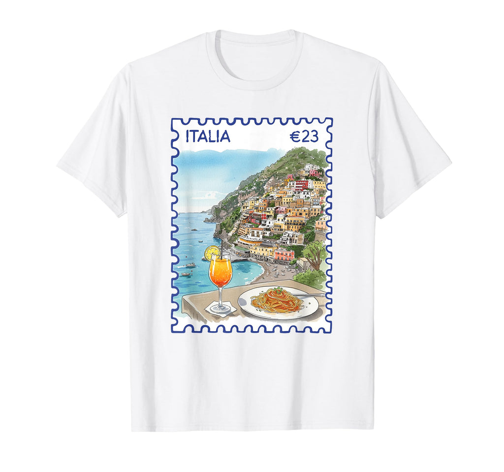 Italy Travel Stamp Aesthetic Y2K T-Shirt - Trendy Graphic Men Women - T-Shirt, Sweatshirt, Hoodie