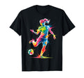 Colorful Funny Soccer Fan Dad Mom Game T-Shirt - Graphic Print Men Women - T-Shirt, Sweatshirt, Hoodie