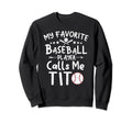 My Favorite Baseball Player Calls Sweatshirt - Trendy Graphic for Adults - T-Shirt, Sweatshirt, Hoodie