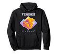 Vaporwave Tendies Chicken Tenders Japanese Hoodie - Graphic Print Unisex - T-Shirt, Sweatshirt, Hoodie