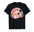 Tropical Beach Sunset Theme Distress T-Shirt - Graphic Print Men Women - T-Shirt, Sweatshirt, Hoodie