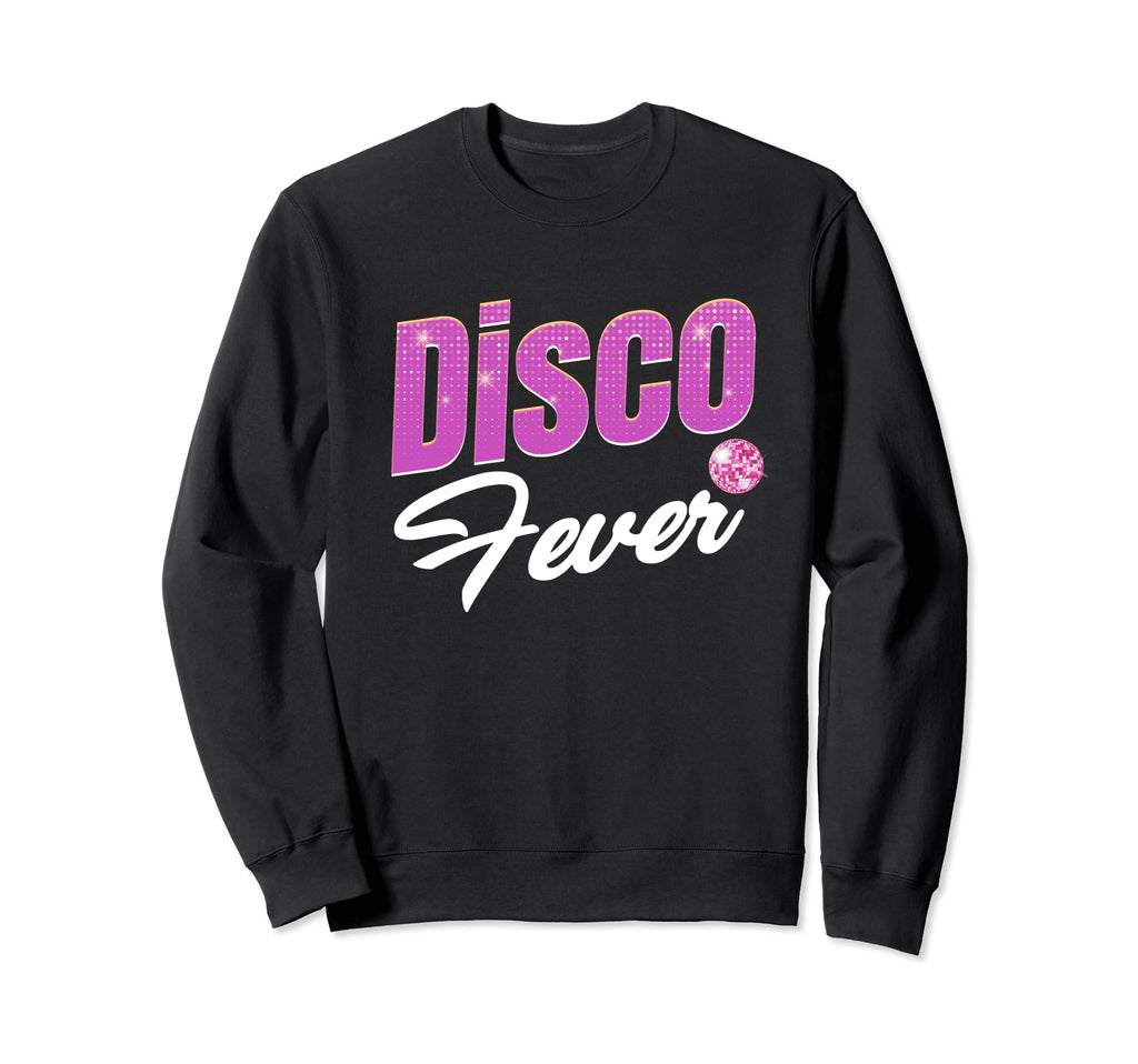 Disco Fever Lover Groovy Jukebox Afro Sweatshirt - Graphic Print Unisex - T-Shirt, Sweatshirt, Hoodie