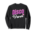 Disco Fever Lover Groovy Jukebox Afro Sweatshirt - Graphic Print Unisex - T-Shirt, Sweatshirt, Hoodie
