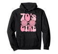 70S Groovy Hippie Hoodie - Aesthetic Graphic Unisex - T-Shirt, Sweatshirt, Hoodie