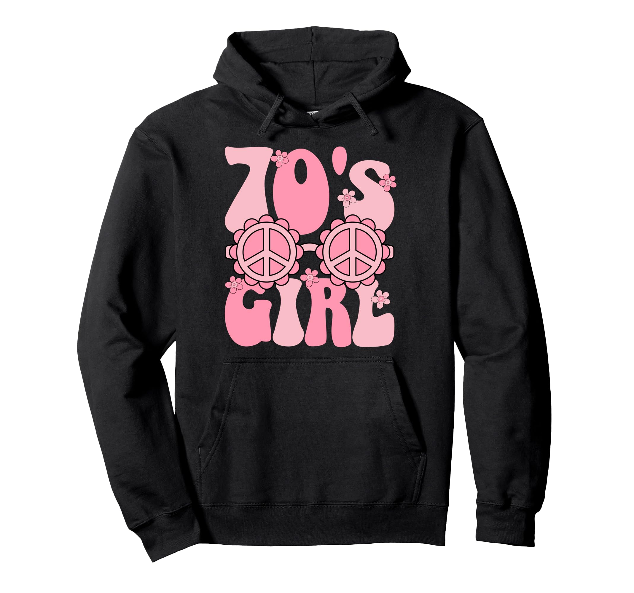 70S Groovy Hippie Hoodie - Aesthetic Graphic Unisex - T-Shirt, Sweatshirt, Hoodie