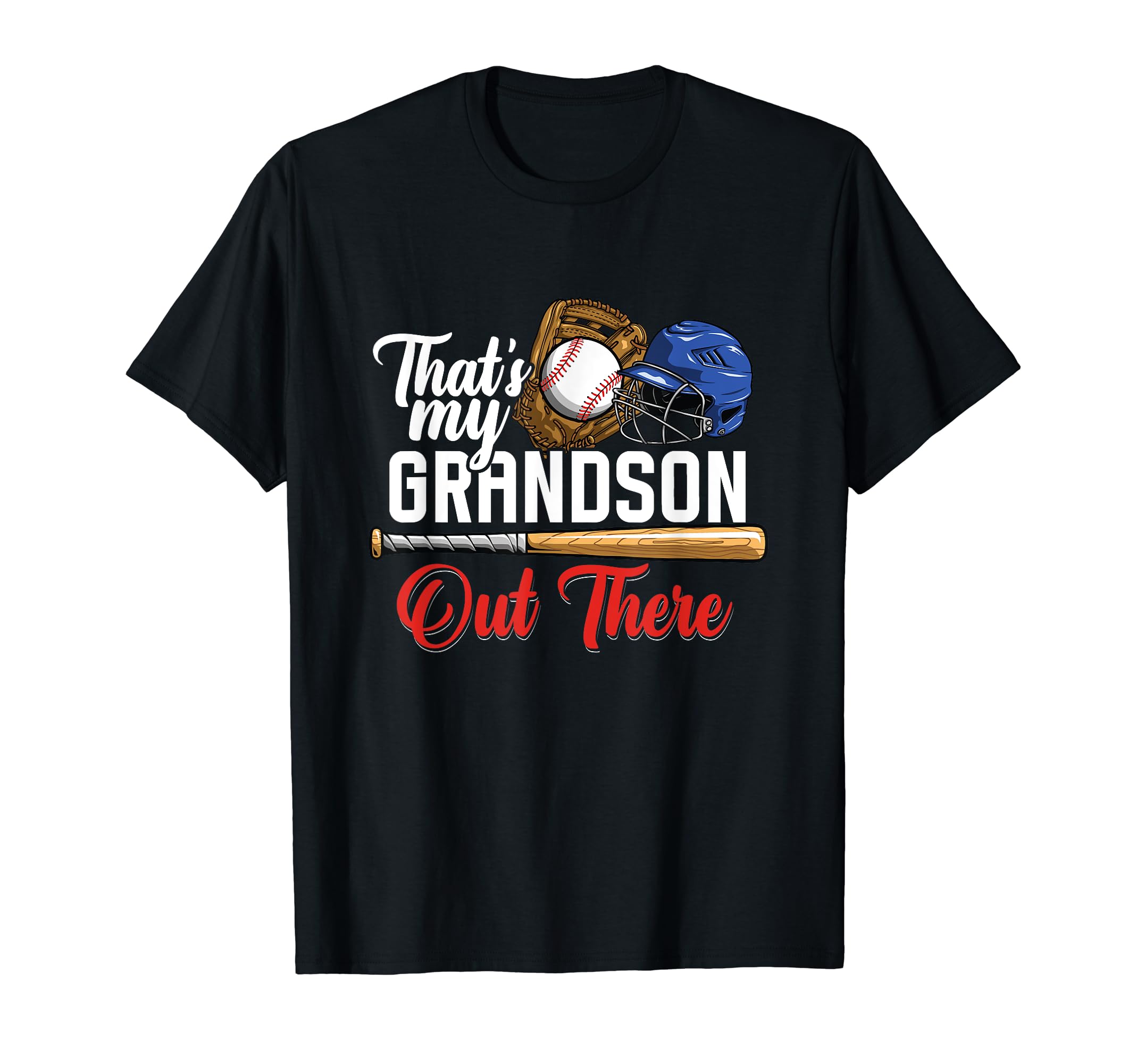 Grandson Baseball Grandma T-Shirt - Aesthetic Graphic for Adults - T-Shirt, Sweatshirt, Hoodie
