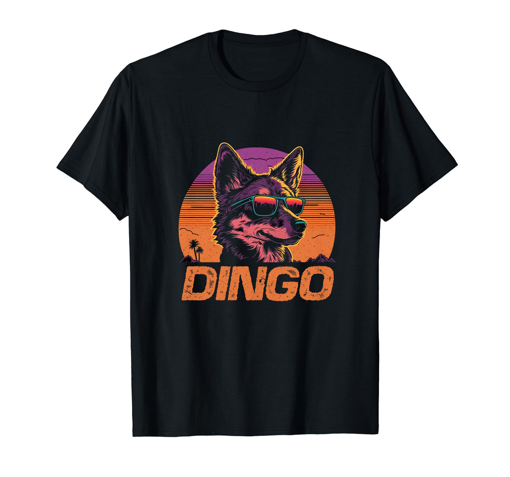 Sunset Sunglasses Dingo T-Shirt - Streetwear Style for Adults - T-Shirt, Sweatshirt, Hoodie