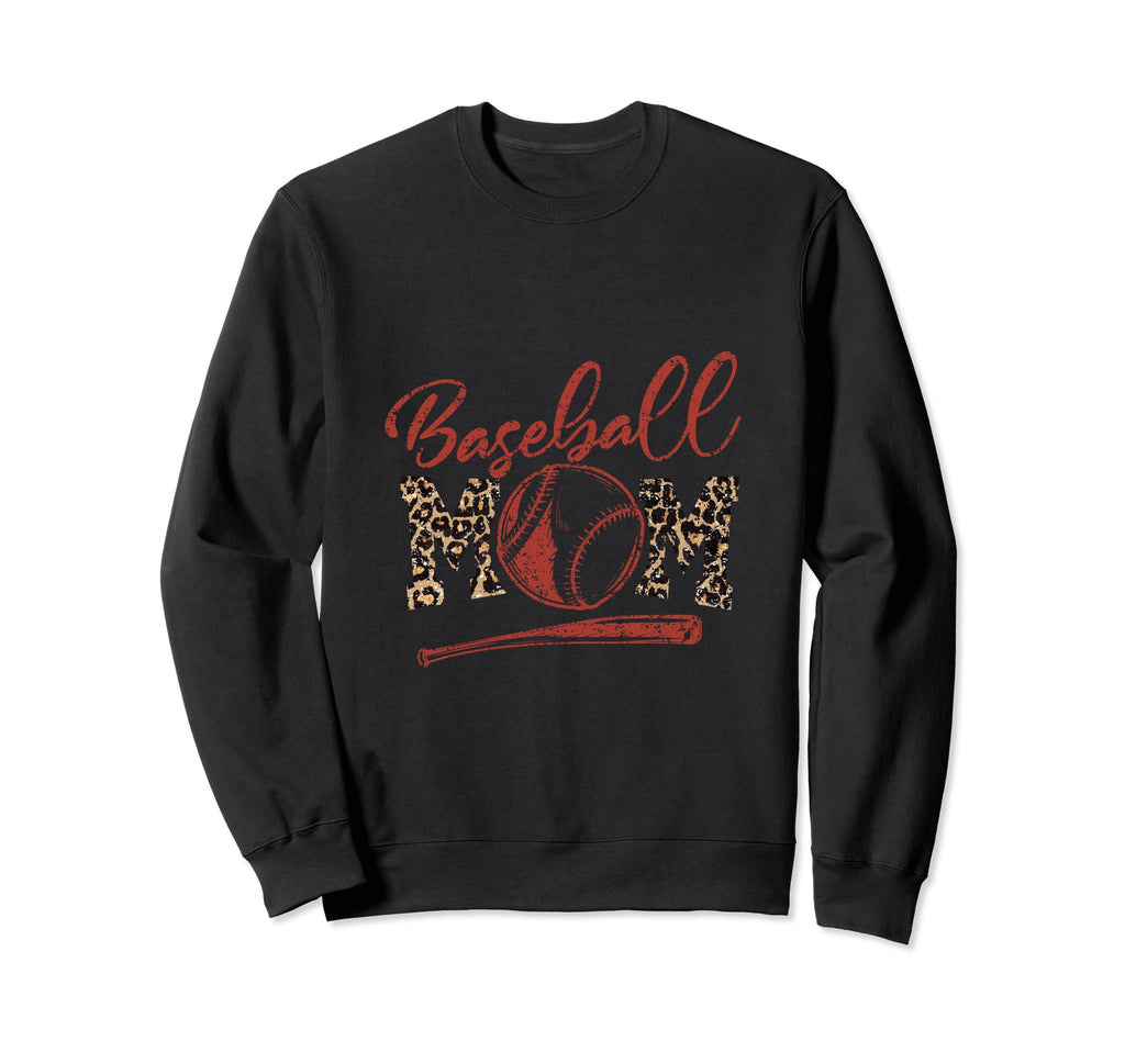 Baseball Mom Baseball Mom Sweatshirt - Casual Everyday Wear Unisex - T-Shirt, Sweatshirt, Hoodie