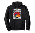 Busy Raising Ballers Volleyball Coach Hoodie - Minimalist Print Unisex - T-Shirt, Sweatshirt, Hoodie